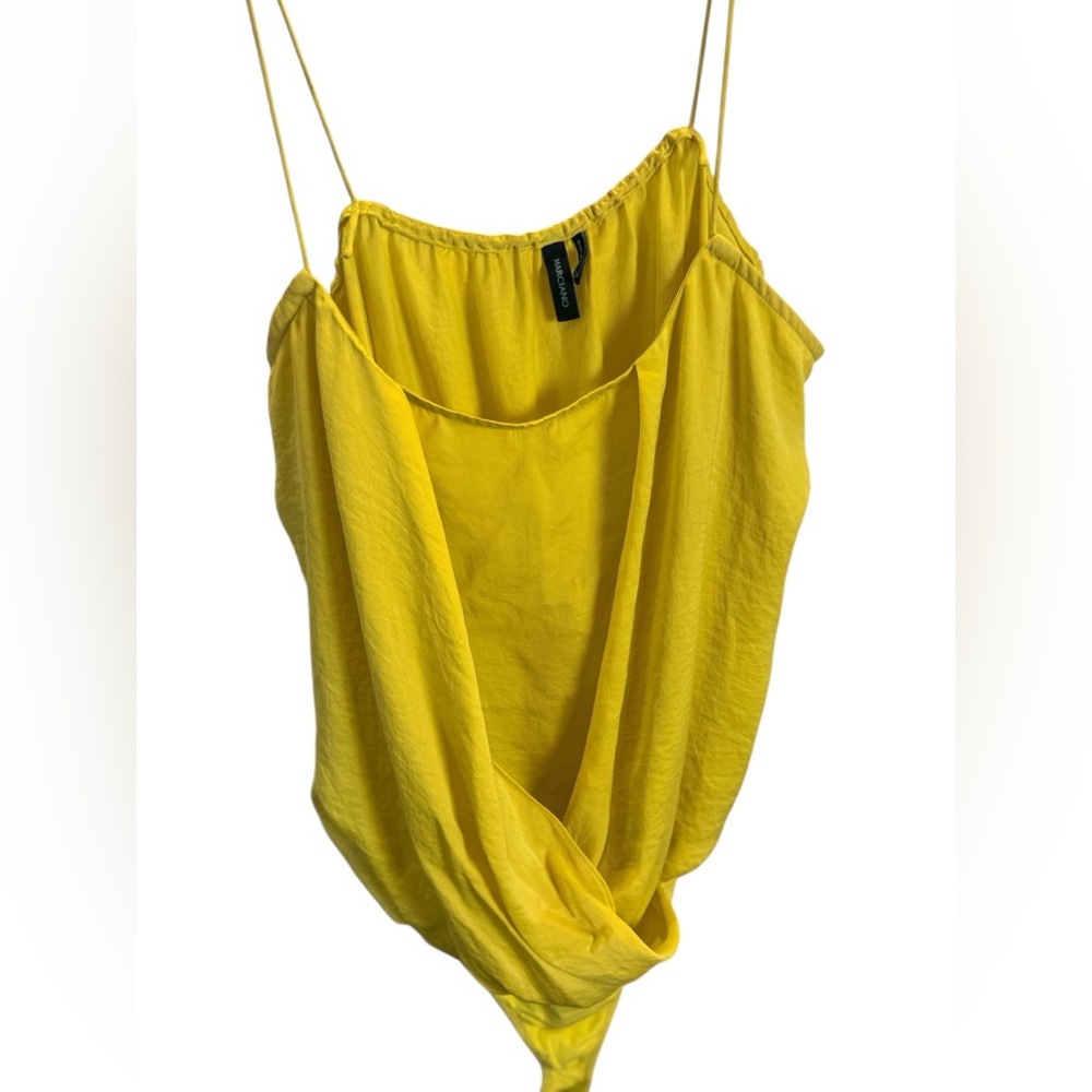 Marciano Draped Camisole Top/Bodysuit Size L